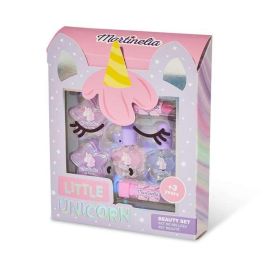 Aquarius Cosmetic Martinelia Little Unicorn Face Box, 2 Esmaltes, 2 Bálsamos, 2 Pintalabios, 3+ Años, Inglés, Español, Francés, Portugués, Italiano