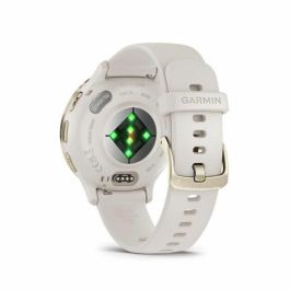Garmin AAAAL87491 Reloj inteligente con GPS Venu 3S, 30,4 mm (1,2"), acero dorado suave, caja marfil, correa silicona marfil