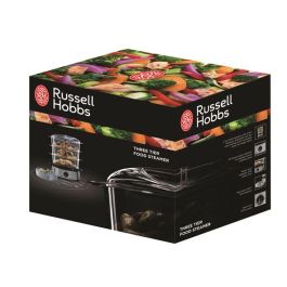 Russell Hobbs 19270-56 Cocina a Vapor con 3 Recipientes Apilables y Temporizador de 60 Minutos Russell Hobbs 19270-56 Cocina a Vapor con 3 Recipientes Apilables y Temporizador de 60 Minutos