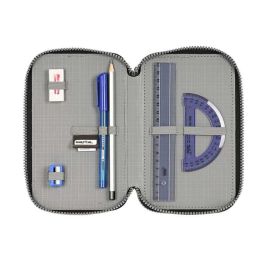 Safta Plumier Triple "Stone" 36 Piezas 12,5x19,5x5,5 cm