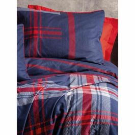 Aucune Juego de Cama 1 Funda Nórdica 220x240 cm + 2 Fundas de Almohada 60x60 cm Rojo ASI8683742886389 100% Algodón
