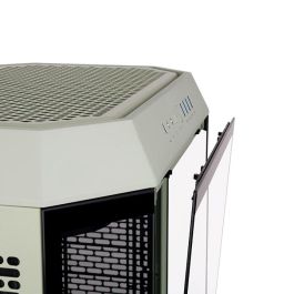 Thermaltake TR100 Mini Tower PC Verde - Caja Compacta Compatible SFX para Ventiladores 120/140mm, Radiadores 120/240mm y HDD 2.5"