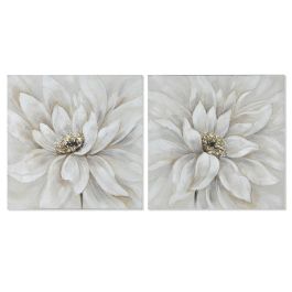 Cuadro Romantico DKD Home Decor Blanco 3 x 80 x 80 cm (2 Unidades) Precio: 83.89000059. SKU: B1BV23J6HX