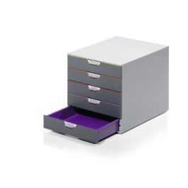 Durable Módulo 5 Cajones Varicolor 760558 Organizador Multicolor Apto A4