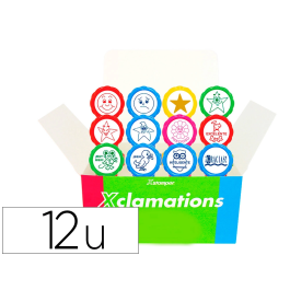 X'stamper Sello Emoticono Uso Escolar Expositor de 12 Unidades Surtidas Precio: 81.50000012. SKU: B142ZBDLFW