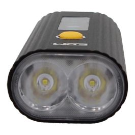 Edm Luz LED Delantera para Bicicleta 600 lm, Sensor Crepuscular, 5 Modos, Batería Recargable 4000 mAh, USB-C