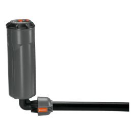 Gardena 2780-20 Sprinklersystem L-Stück, Conector de Manguera 25 mm x 1/2" con Roscas Externas para Sistema de Riego