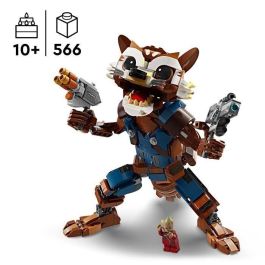 LEGO 76282 Marvel Rocket y Baby Groot, Juguete Guardianes de la Galaxia, Minifigura de superhéroe para niños