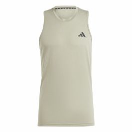 Camiseta de Manga Corta Hombre Adidas Essentials Training Azul claro (S)