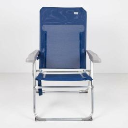 Silla playa plegable aluminio 6 pisiciones 47x60x94 cm con asa. Silla playa plegable aluminio 6 pisiciones 47x60x94 cm con asa.
