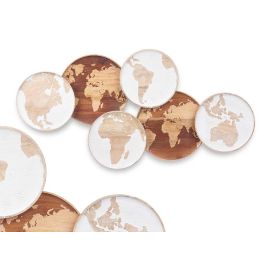 Mural 6 Esferas Mapa Mundi 2 Colores Giftdecor 102x55x5 cm Madera Precio: 34.89000031. SKU: B1KEWQA3MJ