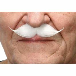 Bigote blanco talla única Precio: 4.49999968. SKU: S2418503