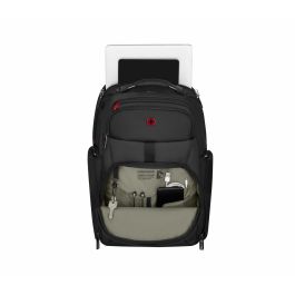 Wenger Meteor Mochila para Portátil de 17 pulgadas (43,18cm) con Bolsillo para Tablet, Color Negro