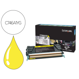 Lexmark C746a1yg Toner Laser Amarillo 7000 Páginas Original Precio: 394.69000043. SKU: B17NM4DWTE