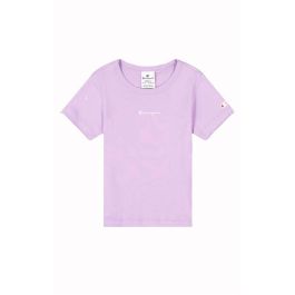 Camiseta de Manga Corta Infantil Champion Champion Crewneck Lavanda