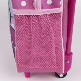 Cerdá Mochila Infantil Trolley Escolar Minnie Rosa 25x28x10 cm para Niños +3 Años