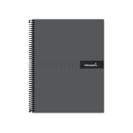 Cuaderno Espiral Liderpapel A4 Crafty Tapa Forrada 80H 90 gr Cuadro 4 mm Con Margen Color Negro