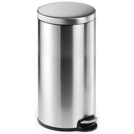 Papelera Metalica Durable Redonda 30 Litros Con Pedal Inoxidable Precio: 96.49999986. SKU: B1A9M8NR6T