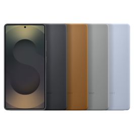 Samsung EF-VS938 Funda para Galaxy S25 Ultra Imitación Piel Gris
