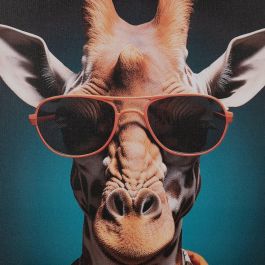 Cuadro Impresión Animales 3/M Decoración 50 X 3 X 70 cm