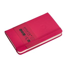 Cuaderno Con Gomilla Antartik Notes Tapa Dura A6 Hojas Cuadricula Burdeos 100 Hojas 80 gr Fsc