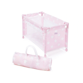 Cuna de Viaje Carlota Rosa 530x320x320 mm
