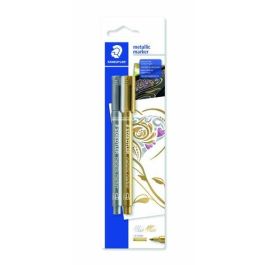 Marcador T.Opaca No Perm. Staedtler 8323 Metalico Blister De 2 (Oro Y Plata) Precio: 3.58999982. SKU: B1GKF6RXFH