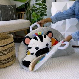 BABY EINSTEIN Alfombra de juego Zen's Activity Milestones con barra de madera, juguetes multisensoriales, desde el nacimiento BABY EINSTEIN Alfombra de juego Zen's Activity Milestones con barra de madera, juguetes multisensoriales, desde el nacimiento
