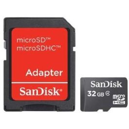 Sandisk SDSDQM-032G-B35A Tarjeta MicroSDHC 32GB Clase 4 Negra con Adaptador SD para Móviles y Dispositivos Electrónicos Precio: 32.88999978. SKU: B18CK28CZL