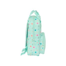 Mochila Infantil Safta Caracol Turquesa 20 x 28 x 8 cm