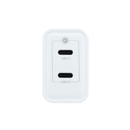 COOLBOX CARGADOR GAN 35W USB-C/USB-C PARED