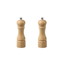 Fackelmann Juego de 2 Molinillos de Pimienta Manuales Madera 18 cm Precio: 44.68999964. SKU: B196R7YTNL