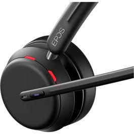 EPOS Impact 1061T Auriculares Bluetooth Inalámbricos para Oficina y Centro de Llamadas, Doble Diadema Ajustable, Negro