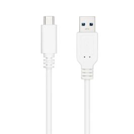 Cable USB-C a USB NANOCABLE 10.01.4000-W Blanco 50 cm (1 unidad)
