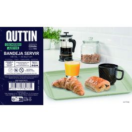 Bandeja de metal para servicio 43.5 x 27 cm 3 surtidos Quttin - Inde (12 Unidades) Bandeja de metal para servicio 43.5 x 27 cm 3 surtidos Quttin - Inde (12 Unidades)