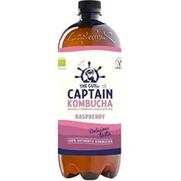 CAPTAIN Kombucha Frambuesa Bio 1 Litro - Fermentada con Bacterias Vivas, Antioxidantes y Enzimas, Vegana y Sin Gluten Precio: 3.88999996. SKU: B1AVXADSCP