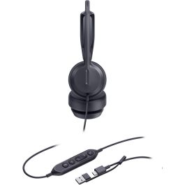 Yealink UH42 Headset Dual UC USB-C/A Auriculares con Cable, Diadema Binaural, Llamadas/Música, Negro