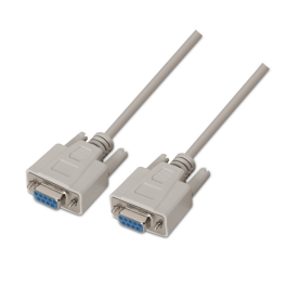 Cable Serie NULL Modem Aisens A112-0067/ DB9 Hembra - DB9 Hembra/ Hasta 0.15W/ 1.6Mbps/ 1.8m/ Beige Precio: 5.50000055. SKU: B1EQBXSS85