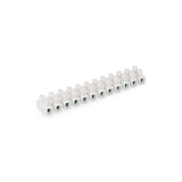 Edm Regleta de conexión 10 mm, 12 conectores, homologada, blanca
