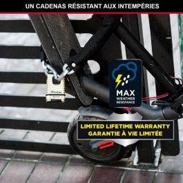 MASTER LOCK Candado de latón macizo de alta seguridad [Grillete protegido] [una combinación] M1177EURD