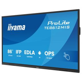 iiyama DS TE8612MIS Pantalla Interactiva IPS 86" (217cm) 4K UHD Táctil con HDMI y USB-C