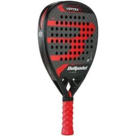 Bullpadel Pala de Pádel Vertex 04 2024 BV22000000 Roja y Negra - Diamante, Máxima Potencia, Jugador Profesional/Avanzado