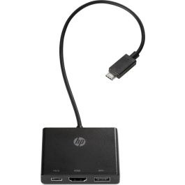 HP Hub Adaptador USB-C a HDMI / USB 3.0 / USB-C con Carga Pass-Through para Portátiles, Compacto y Portátil, Negro Precio: 62.50000053. SKU: B1CQJVMJSE