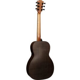 LAG Guitarra Acústica Parlor A/E Sauvage Natural Satinado Electroacústica Folk Tapa Sólida Brankowood Electrónica Stage-Lâg