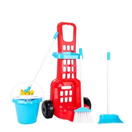 Carrito De Limpieza Rojo Grande T00988 Carrito De Limpieza Rojo Grande T00988