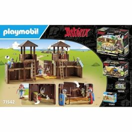 PLAYMOBIL 71542 Campamento de los Romanos, Astérix, 181 piezas,