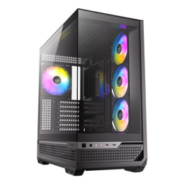 Antec C7 ARGB Caja PC Midi Tower Gaming Negro con 3 Ventiladores Laterales y 1 Trasero de 120mm Preinstalados, Soporte Discos 2.5/3.5 Precio: 139.94999997. SKU: B1HETT5A73
