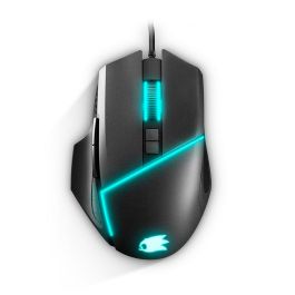 Energy Sistem Ratón Gaming Esg M2 Sonic USB 6400DPI RGB LED Ergonómico 8 Botones Alfombrilla Sonic Negro
