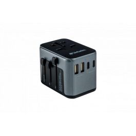 Verbatim Uta-03 Adaptador Universal De Viaje Con 1 Puerto Usb-C - 2 Puerto Usb-A - 2 Puerto Usb-C