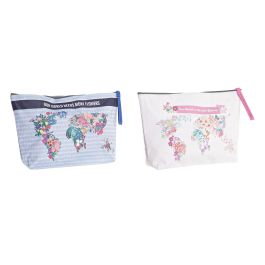 DKD Home Decor Neceser Urban World&flowers Impermeable Azul Rosa 8 x 21 x 33 cm Precio: 26.8899994. SKU: B1A798XFKN